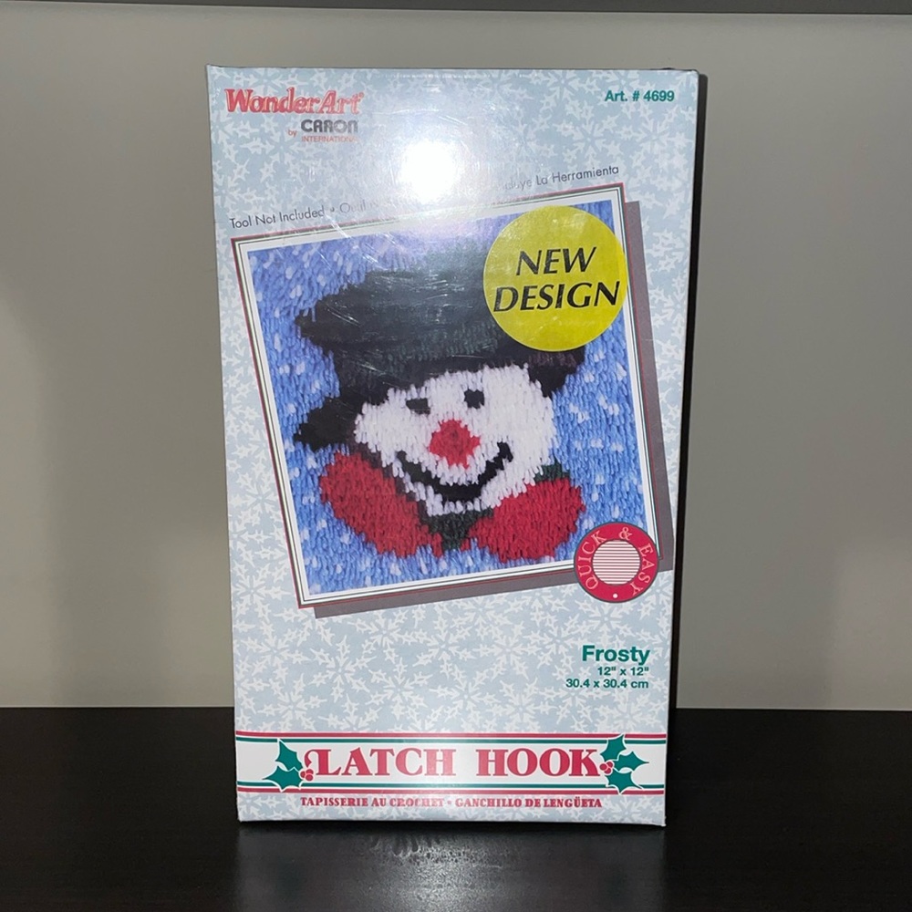 Vintage Frosty ☃️ Latch Hook (NEW)